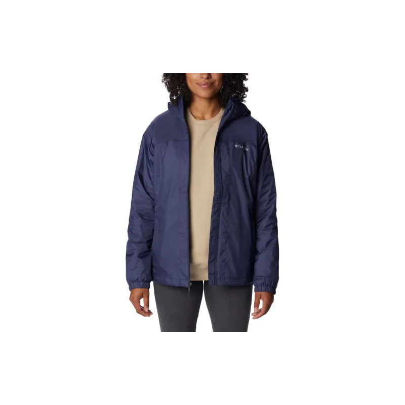 Columbia Puffer Jackets Women's Navy Blue-2