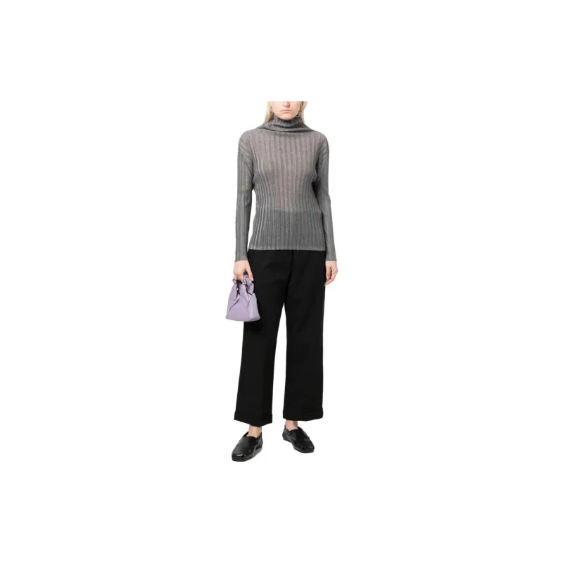 PLEATS PLEASE ISSEY MIYAKE SS23 Sweater Women's Gray-1