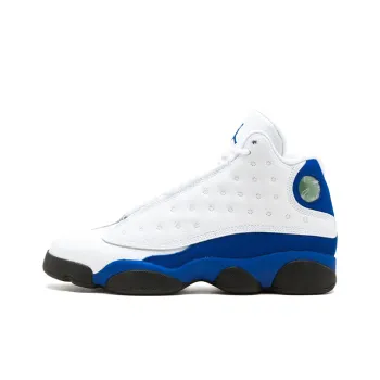 Jordan 13 Retro White Hyper Royal Black GS