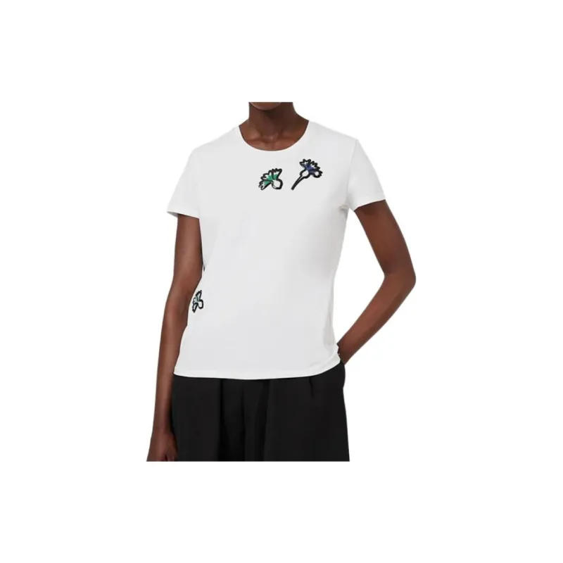 EMPORIO ARMANI T Shirts Women's White-1