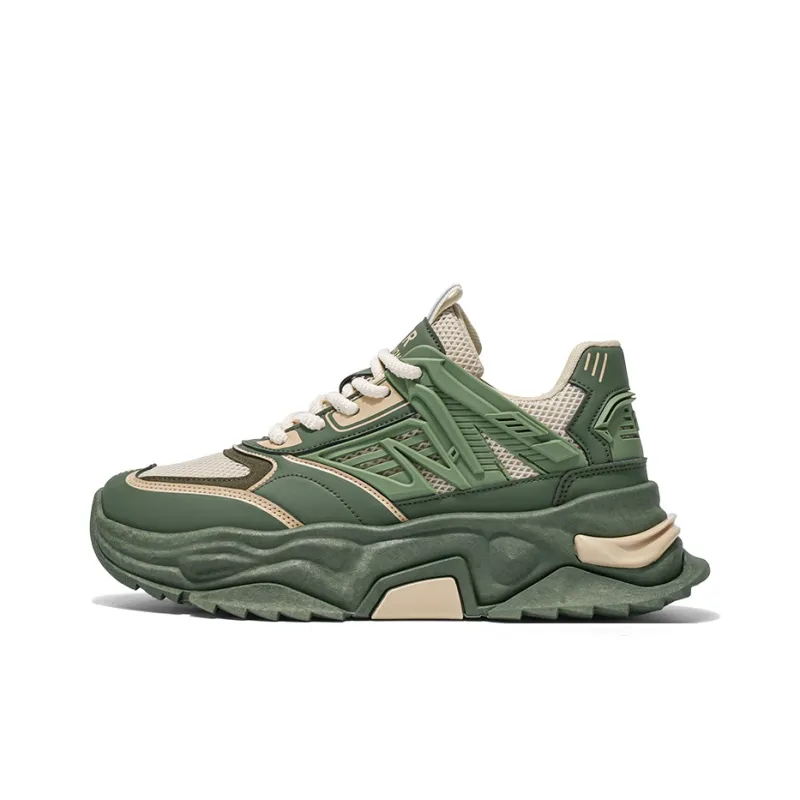YIVELOVE Anti-Slip And Wear-Resistant Height Increasing Low-Top Chunky Sneakers Men's-12