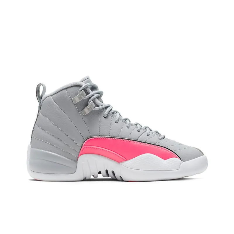 Jordan 12 Retro Wolf Grey Racer Pink GS-1