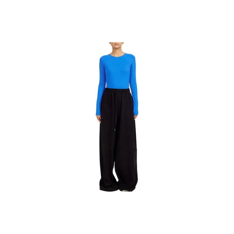 MM6 Maison Margiela Drawstring Wide Leg Trousers-1