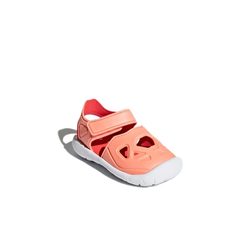 Adidas Fortaswim Low Top Toddler Shoes Orange Red White Infant And Toddler-2