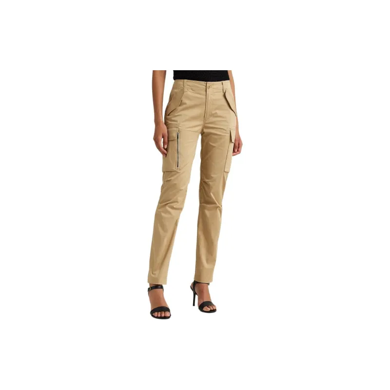 Ralph Lauren SS24 Cargo Pants Women's Birch Brown-2