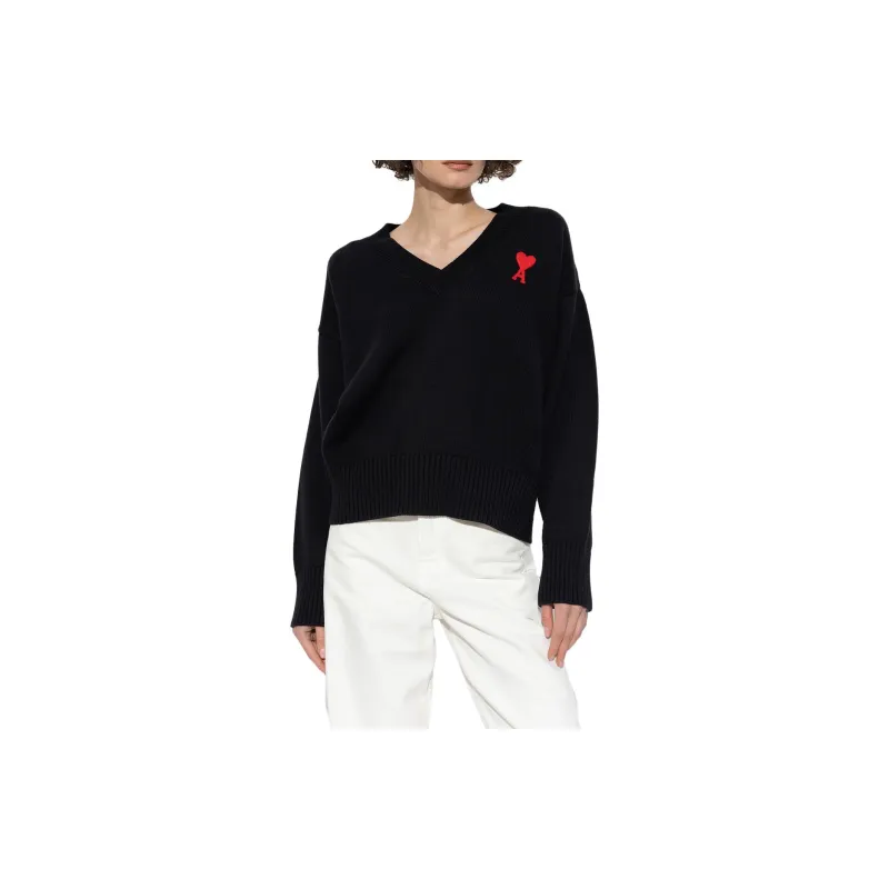 AMIPARIS Knitwear Unisex Black-2