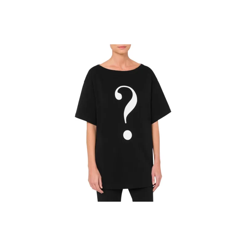 MOSCHINO Question Mark Printed Crewneck T Shirt-1