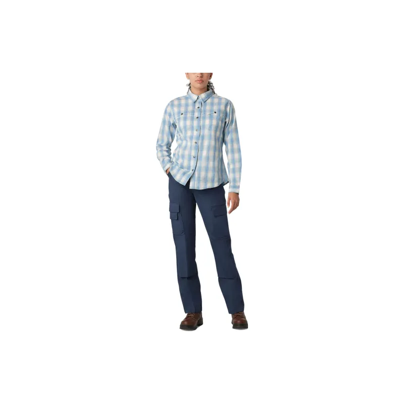 Dickies Shirts Women's Light Blue-1