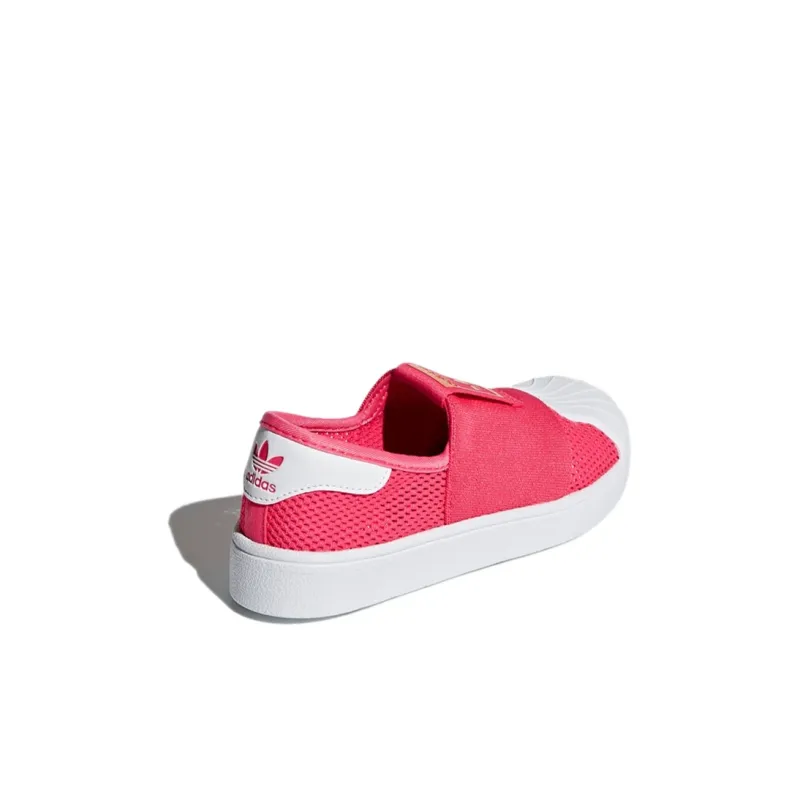 Adidas Originals Superstar Series Smr 360 C Low-Top Kids' Skateboarding Shoes Pink White Children Aged 3-7 Years Old-3