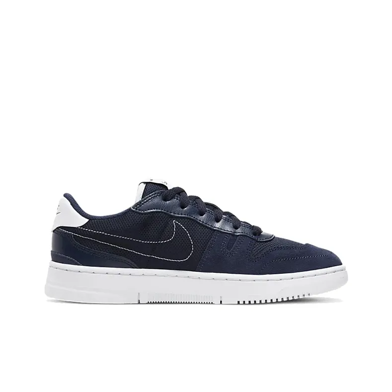 Nike Squash Type Low Top Kids' Skateboarding Shoes Dark Blue Unisex-1