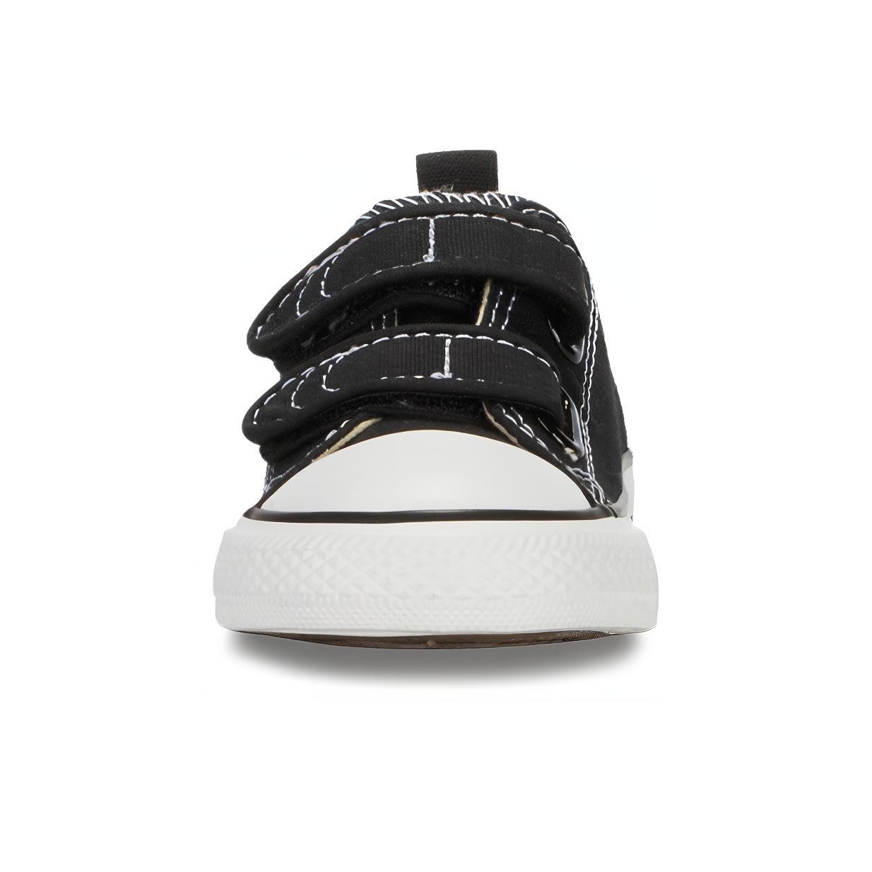 Converse Chuck Taylor All Star 3 Strap Ox GS Black POIZON