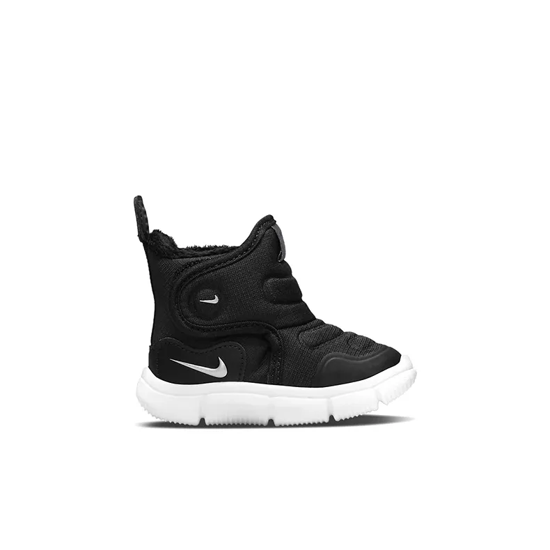 Nike Novice Slip Resistant Cushioning Abrasion Resistant Thermal High Top Toddler Shoes Black Silver Infant And Toddler-1