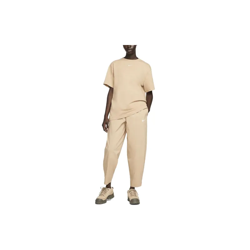 Nike T Shirts Women's Linen Yellow-2