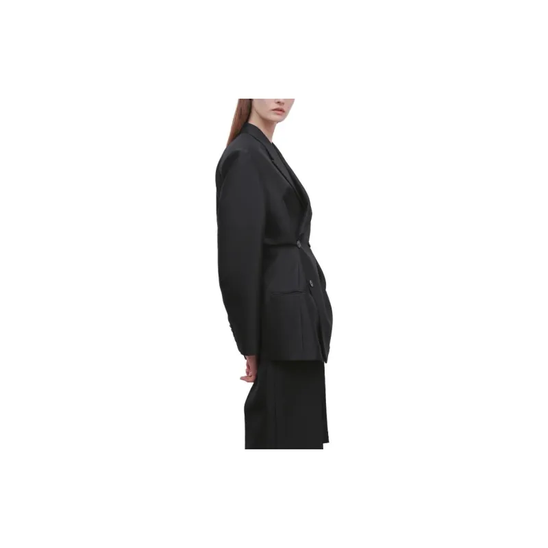 THE ROW Cosima Wool silk Blend Jacket-4