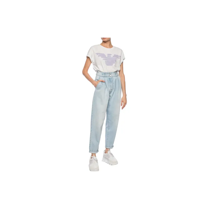 EMPORIO ARMANI T Shirts Women's White-2