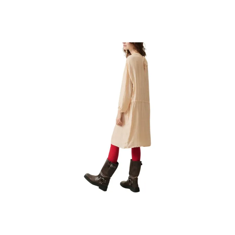 AMERICAN VINTAGE A.M FW24 DRESS DETOWN Long-Sleeved Dresses Women's Cheesecake-3