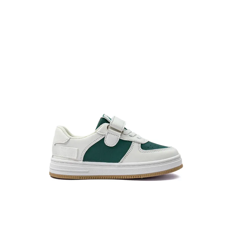 KAPPA KIDS Low Top Kids' Skateboarding Shoes Beige White Green Kids'-1