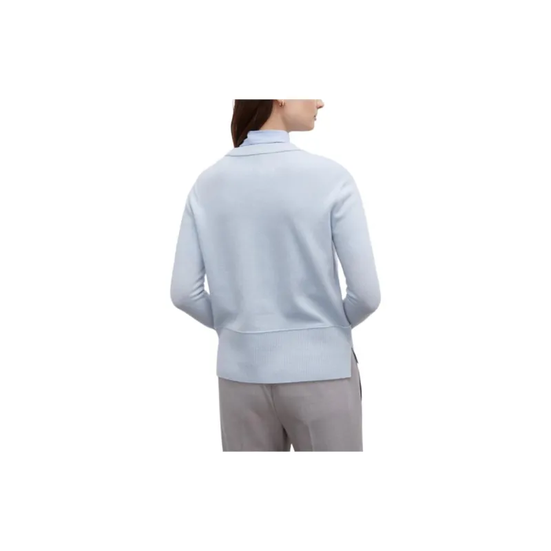 CLUB MONACO Pure Cashmere Sweater Women's Blue-1