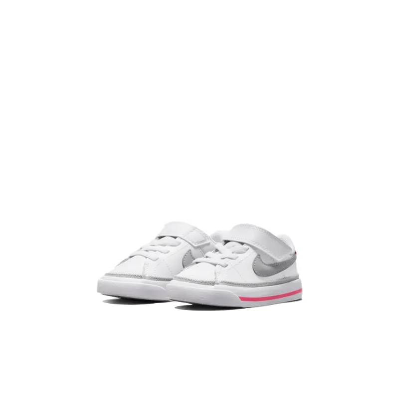Nike Court Legacy Low Top Toddler Shoes White Pink Infant And Toddler-2