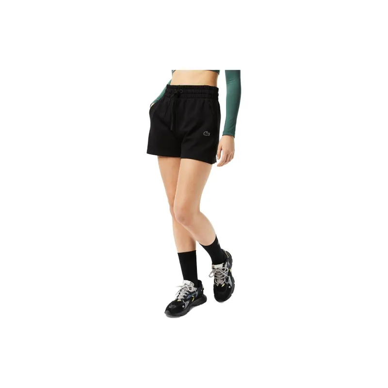 LACOSTE Casual Shorts Women's Black-2