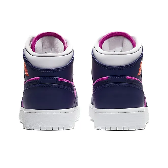 Jordan 1 Mid GS Fire Pink-3