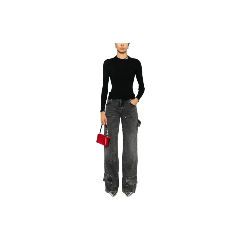 MSGM Stretch Ribbed Jumper-1