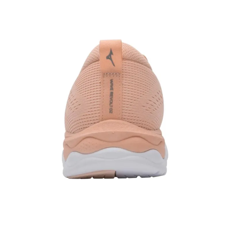 Mizuno Wave Revolt Running Shoes Women's Low-Top Pink/White Color-2