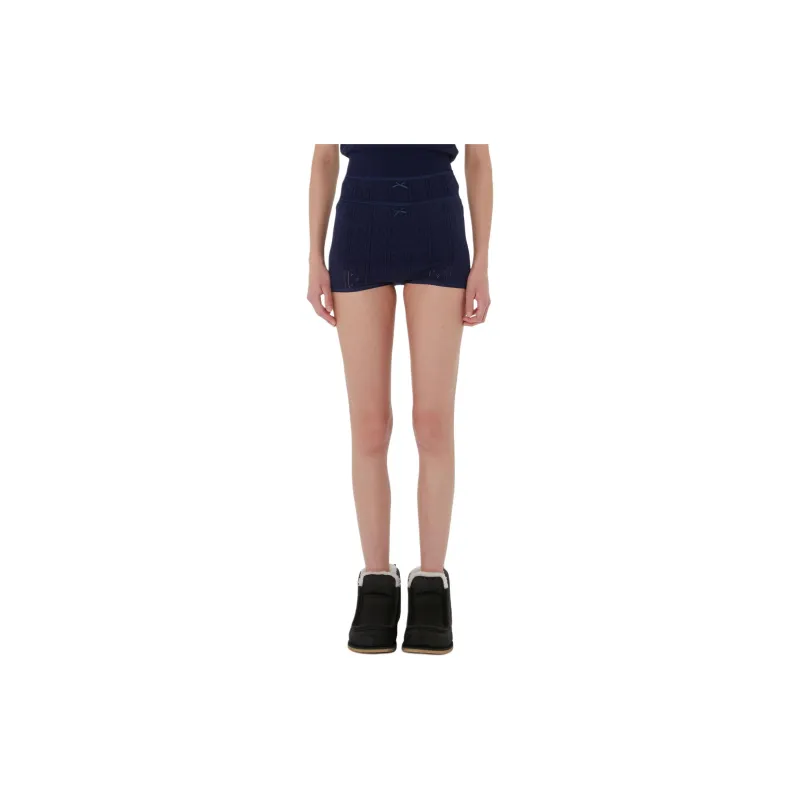 JW Anderson Double layer Pointelle Shorts-1