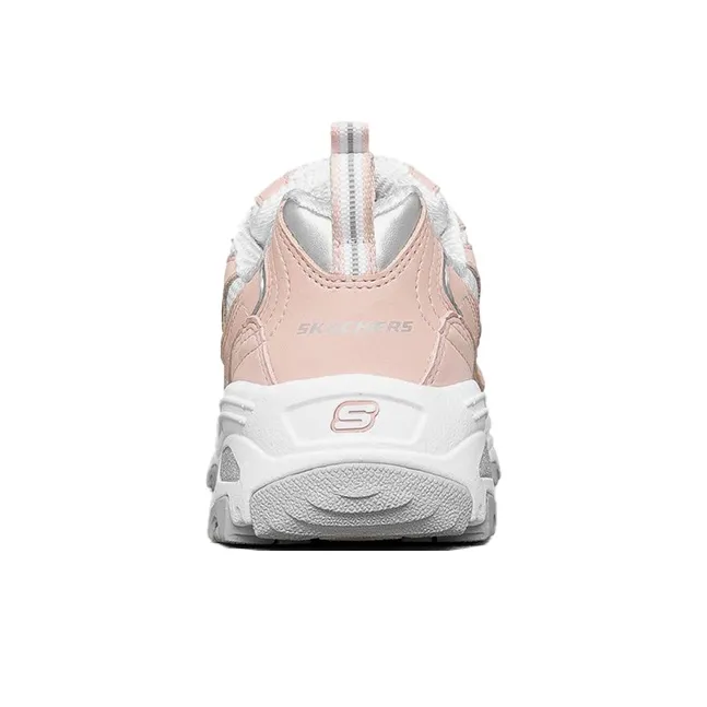 Skechers Abrasion Resistant Breathable Low Top Kids Lifestyle Shoes Light Pink Teenagers-4