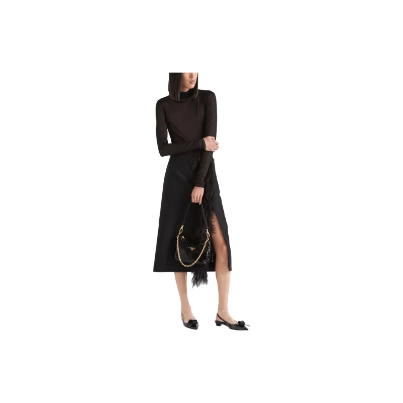 PRADA Gazar Triangle logo Bodysuit-3