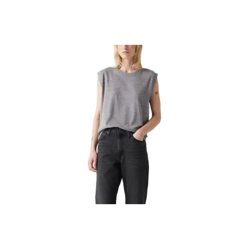 Levis Tank Tops Women's Gray-1