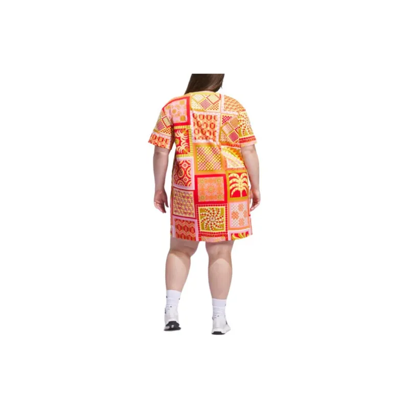 Adidas Free Shipping With AdiClub Adidas X Farm Rio Slim Dress Plus Size-2
