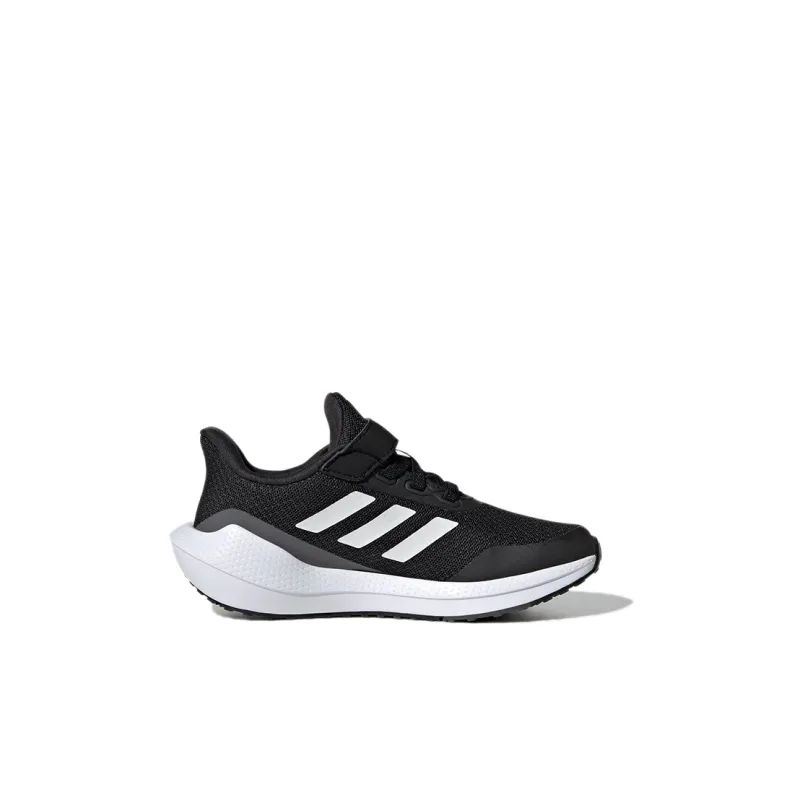 Adidas EQ21 Run Bounce BP Abrasion Resistant Cushioning Breathable Low Top Kids' Running Shoes Black Kids'-1
