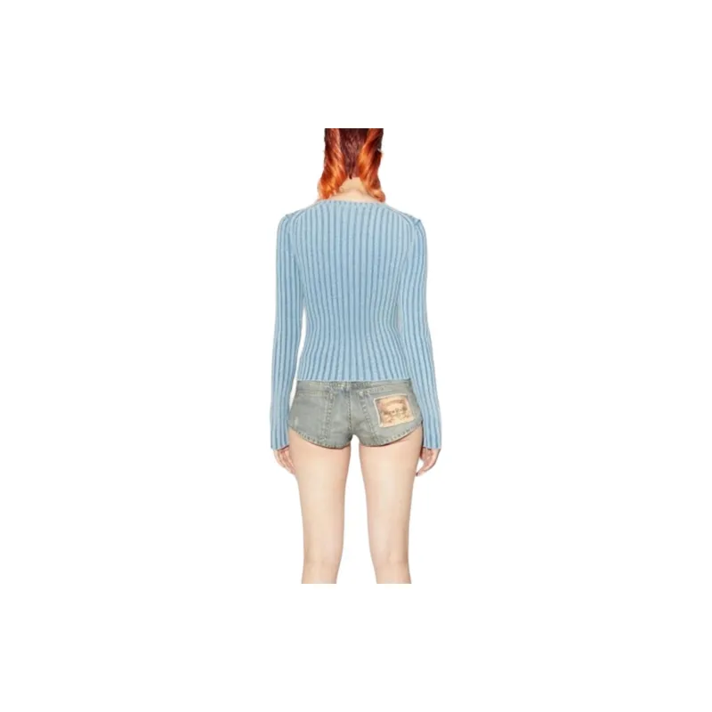 Acne Studios SS24 Knitwear Women's Dusty Blue-2