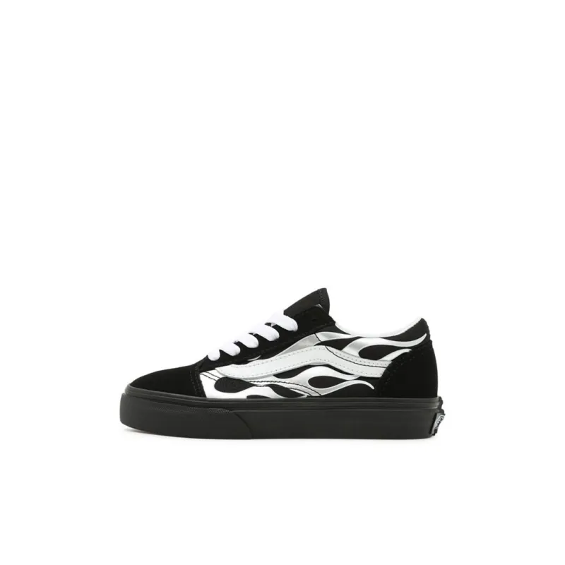 Vans Kids Old Skool Sneakers "Metallic Flame"-0