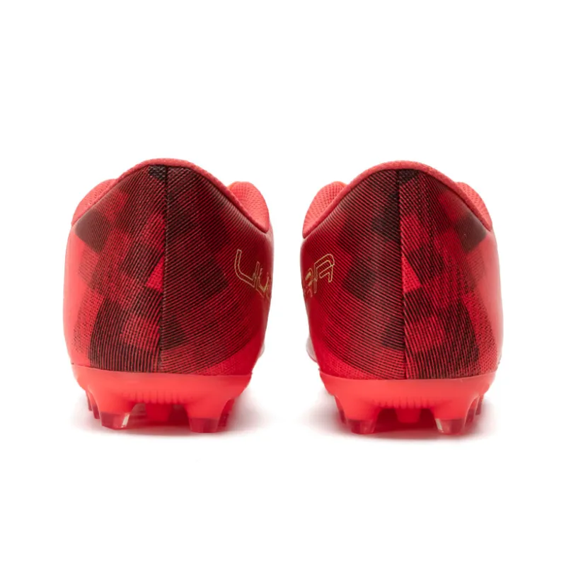 PUMA Ultra Play Jr MG Anti Slip Wear Resistant Low Top Soccer Shoes Red Teenagers-3