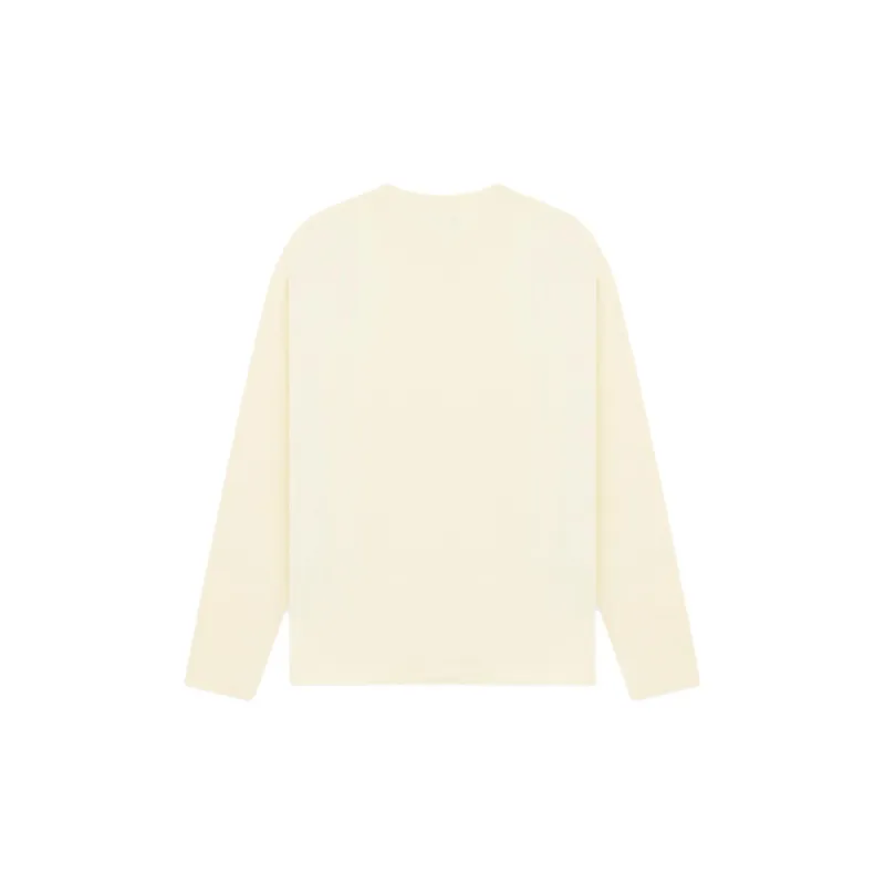 WE11DONE Drop Shoulder Sleeve T Shirt Women's Beige-1