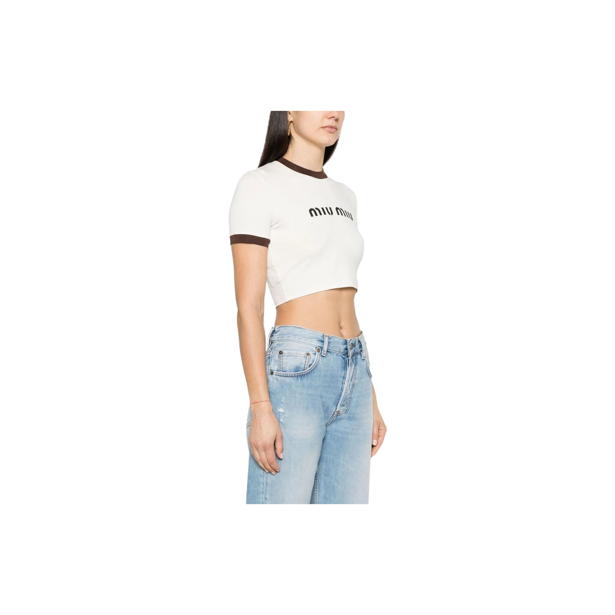 MIU MIU T-Shirts Women's White XS - POIZON