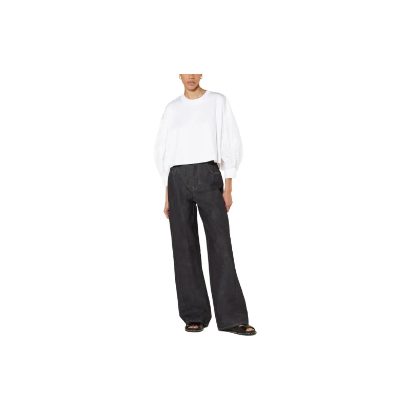 MaxMara Dolly Crewneck Puff Sleeved Top-1
