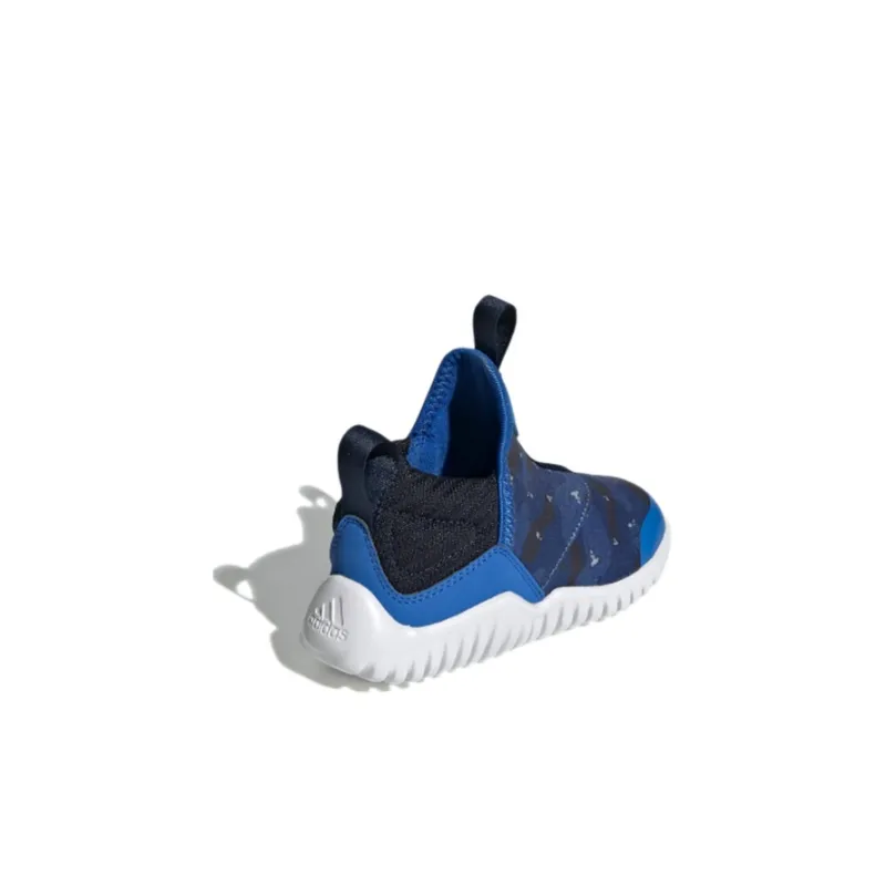 Adidas Rapidazen I Low Top Toddler Shoes Blue White Black Infant And Toddler-3