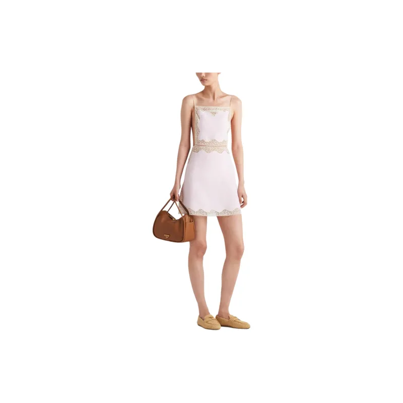 PRADA SS24 Slip Dress Women's Pink-1