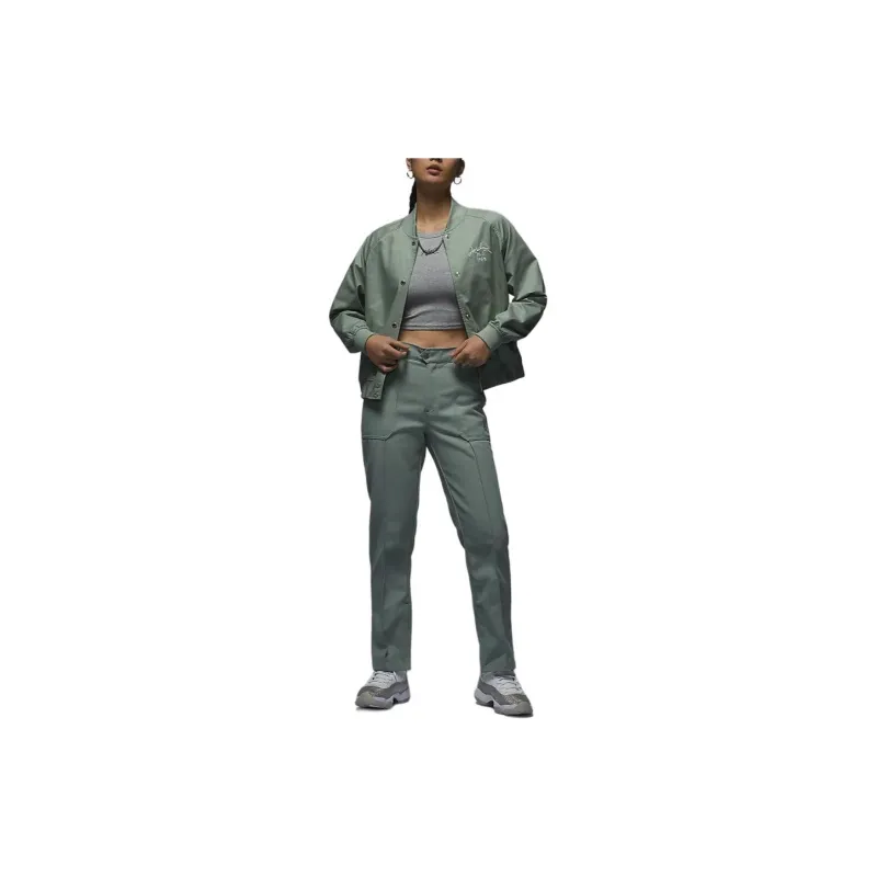 Jordan Jackets Coats Women's Smoke Gray Jade-3
