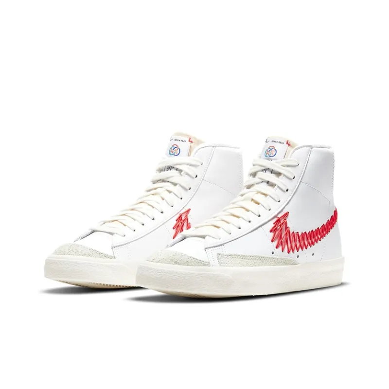 Nike Blazer Mid 77 GS Double Zig Zag-Stitched Swoosh-2
