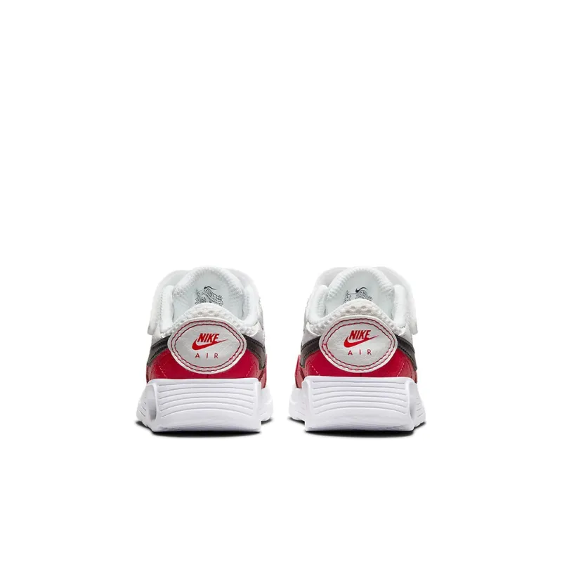 Nike Air Max SC Low Top Running Shoes White Red Black Infant And Toddler-4