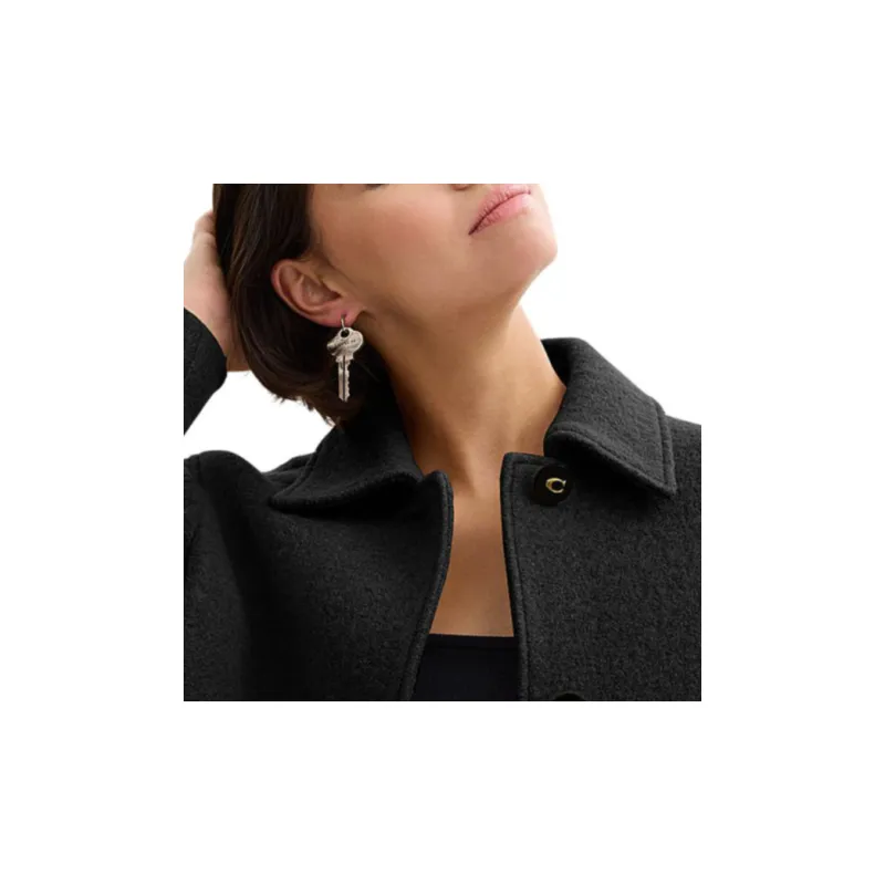 COACH Coats Women's Black-3