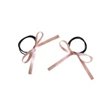 Pink Hair Ties Pair