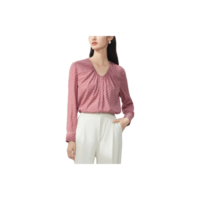 JZ. ANNAKRO Chiffon Shirts Women's-4