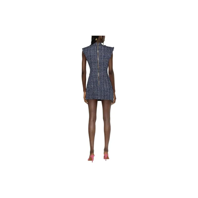 BALMAIN Tweed Mini Dress-2