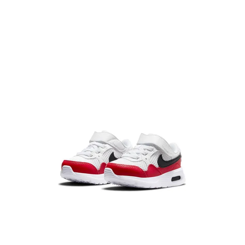 Nike Air Max SC Low Top Running Shoes White Red Black Infant And Toddler-2