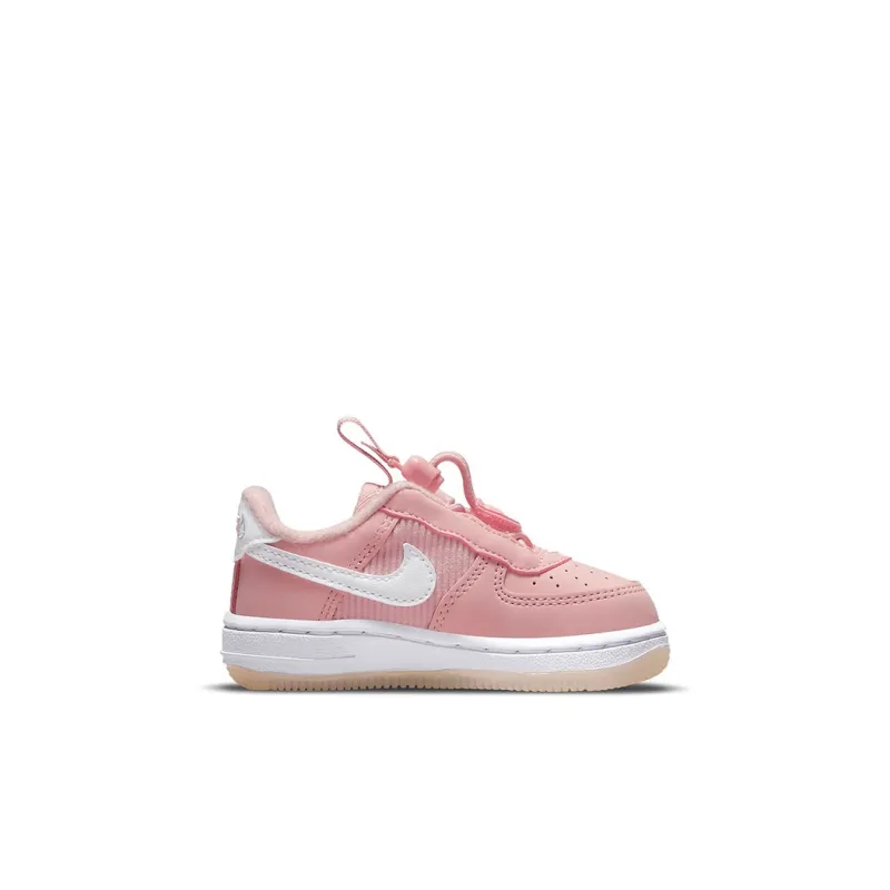 Nike Air Force 1 Toggle SE Low Top Skateboard Shoes Pink White Infant And Toddler-1